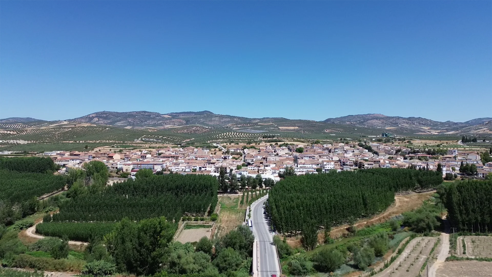 Villanueva Mesía vista desde el aire