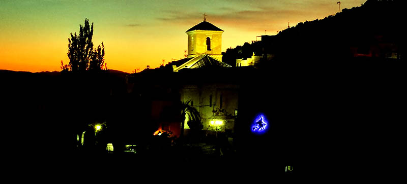 Soportújar de noche