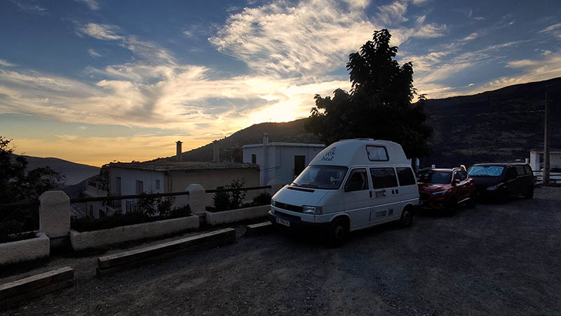 Pernoctar en camper o autocaravana Bubión - Dónde dormir