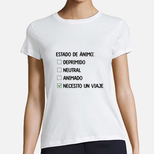 Camiseta "Necesito un viaje"